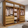 Guarda-roupa Casal Madalena 6 Portas 6 Gavetas 100% Mdf - Panorama Móveis - 2