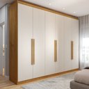 Ver imagem 1 de Guarda-roupa Casal Madalena 6 Portas 6 Gavetas 100% Mdf - Panorama Móveis