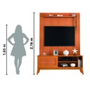 Ver imagem 5 de Rack Bancada Aruba com Painel para Tv até 55 Polegadas 1,35m Egeo Cedro Ripado Impressão 3d Edn