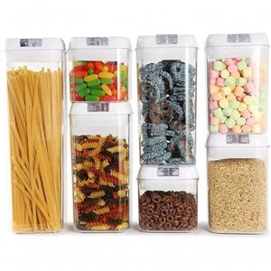 Kit Potes Herméticos Acrílico Multiuso - 7 Peças