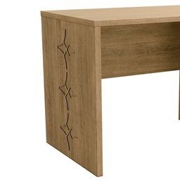 Mesa para Escritório Secretária 91cm Star K01 Freijó - Mpozenato - 2