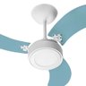 VENTILADOR DE TETO NEW LED COLORS AZUL VENTI DELTA + CONTROLE REMOTO BT-600 - 3