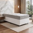 Ver imagem 6 de Cama Box com Colchão Solteiro Edén Double Face Espuma D33 Cinza Herval