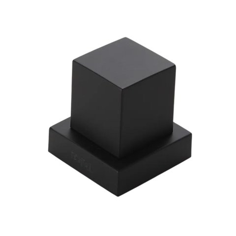 Acabamento para Registro Quadrado Zinco Preto Luxo 5X5cm