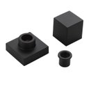 Ver imagem 3 de Acabamento para Registro Quadrado Zinco Preto Luxo 5X5cm
