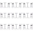 Ver imagem 1 de Kit 9 Bistros com 9 Banquetas Cromadas-gatmagazine