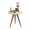 Ver imagem 4 de Mesa de Canto Lateral Redonda - Off White