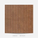 Ver imagem 3 de Painel Ripado Eva Laminado Autocolante 10cm Urban Bronze | Valor do Metro