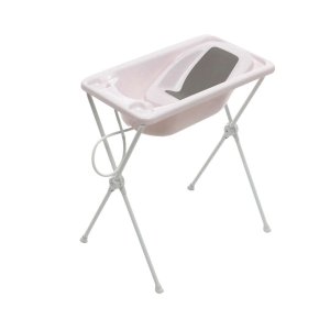 Banheira de Bebe Infantil Aqcua Cores Candy Rosa Galzerano