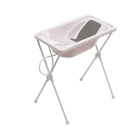 Banheira de Bebe Infantil Aqcua Cores Candy Rosa Galzerano