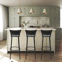 Ver imagem 2 de Kit 3 Cadeiras Alta 80cm para Balcão Ilha Bancada Área Gourmet Bar Piscina Banqueta Itagold