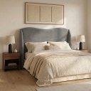 Ver imagem 1 de Cabeceira Cama Box Casal 140 cm Vivace Bouclê B05 - D'Rossi