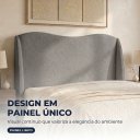 Ver imagem 3 de Cabeceira Cama Box Casal 140 cm Vivace Bouclê B05 - D'Rossi