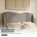 Ver imagem 2 de Cabeceira Cama Box Casal 140 cm Vivace Bouclê B05 - D'Rossi