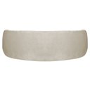 Ver imagem 7 de Sofá Curvo 3 Lugares Sala de Estar Recepção Noruega 180cm Linho - Doce Sonho Móveis Sala de Estar,ha