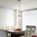 Ver imagem 4 de Pendente Sansa Dourado e Transparente (d)20.5cm (a)55cm 2xe14 80w - Mr007