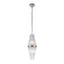 Ver imagem 5 de Pendente Sansa Dourado e Transparente (d)20.5cm (a)55cm 2xe14 80w - Mr007