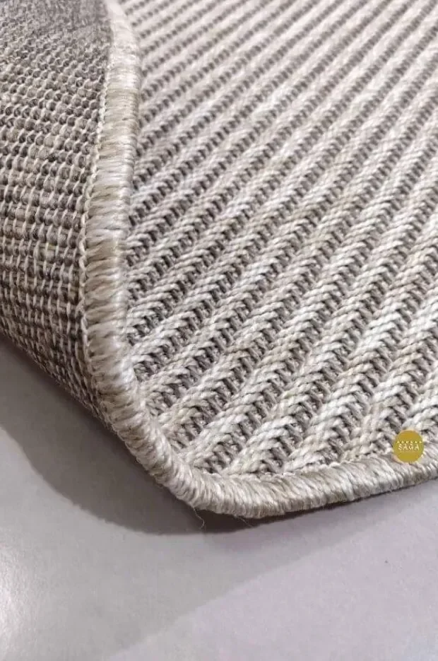 Ver imagem 5 de Tapete Sisal Sintetico Egípcio Bege (1625):100x140