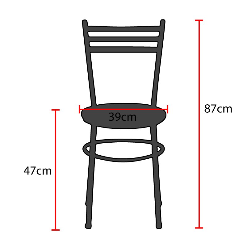 2 Cadeiras para Mesa Epoxi Cinza:branco - 6