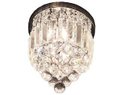 Ver imagem 1 de Lustre Plafon Redondo Orvalho Cristal Retângulos 40 cm