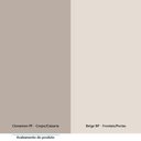 Ver imagem 2 de Armário Aéreo Canto Reto 95cm 2 Portas e Nichos Stylo Luciane Móveis Cinammon-beige