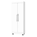 Ver imagem 1 de Armário Multiuso Lavanderia Com Chave 2 Portas 1,80M Branco