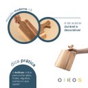 Ver imagem 4 de Tábua de Madeira Acácia 32cm de Corte Rústica - Oikos