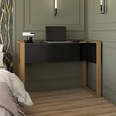 Ver imagem 3 de Mesa para Escritório Design Freijó/preto Fosco - Panorama Móveis