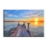 Tela Decorativa Entardecer No Pier - 1