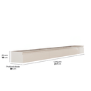 Ver imagem 3 de Aparador Suspenso para Hall de Entrada 3 Gavetas Aspen Off White Edn