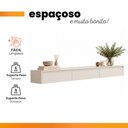Ver imagem 5 de Aparador Suspenso para Hall de Entrada 3 Gavetas Aspen Off White Edn