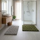 Ver imagem 2 de Kit 2 Tapetes Passadeira Multiuso 110x40cm Macio Lavável Microfibra Antiderrapante Casa Dona