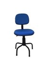 Ver imagem 1 de Cadeira para Costureira Bolt - Couro Sintetico Corano - Azul