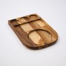 Bandeja para Lanche em Madeira Teca - 1