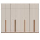 Ver imagem 2 de Guarda-roupa 8 Portas Modular com Maleiro Luna