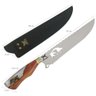 Faca Artesanal Churrasco Caçador Javali 10' Cabo Híbrido Madeira Resina Aço Inox Zanline - 4