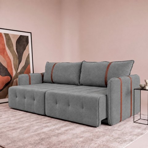 Sofá Cama Sevilha 1,60m Retrátil Reclinável Confortável