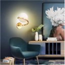 Ver imagem 3 de Luminária Arandela 24cm Globo Vidro 15cm Jabuticaba Parede Gimpo Kjbd-444:dourada