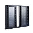 Ver imagem 1 de Veneziana 6 Folhas Preta L25 1,00 X 1,20