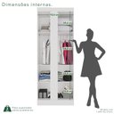 Ver imagem 7 de Guarda-Roupa Casal Modulado 11 Portas 4 Gavetas Alemanha Branco