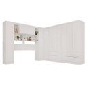 Ver imagem 2 de Guarda-Roupa Casal Modulado 11 Portas 4 Gavetas Alemanha Branco