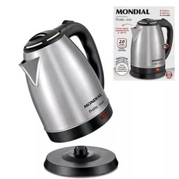 Chaleira Elétrica Aço Pratic 2L 1200W 220v Ce-06 Mondial - 3