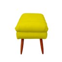 Ver imagem 5 de Puff Aparador Estofado Italy Decorativo Veludo Amarelo