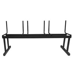 Cadeira Longarina plástica 03 Lugares - Cor azul - Ergoplax - 3