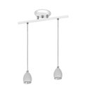 Ver imagem 1 de Lustre Pendente Design Zo 06 Para 2 Lâmpadas Gu10 Cor Branca
