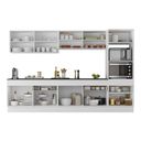 Ver imagem 4 de Armário de Cozinha Completa 5 Peças com Rodapé Mp2175 Made Multimóveis Branco