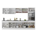 Ver imagem 4 de Armário de Cozinha Completa 5 Peças com Rodapé Mp2175 Made Multimóveis Branco