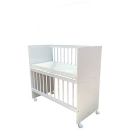 Berço Conforto Premium C/rodizios e Grade Ajustável - Anjo de Casa - 1