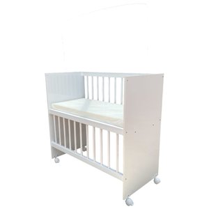 Berço Conforto Premium C/rodizios e Grade Ajustável - Anjo de Casa