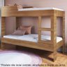 Cama Beliche de Solteiro para Colchões de 190x90cm Yuma Nogal Be092 Art In Móveis - 4